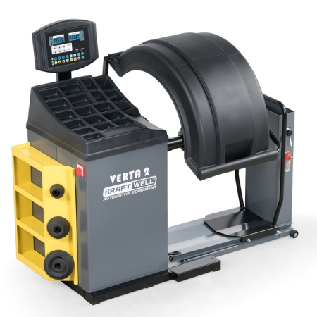 Балансировочный станок для грузовых автомобилей VERTA 2 полуавтомат, 10-24“, KRAFTWELL KRW244T