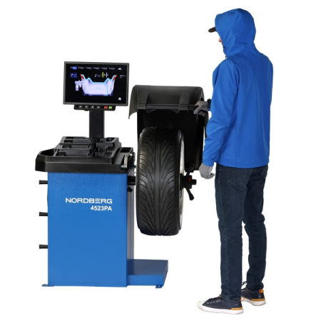 Nordberg 4523PA(B) Балансировочный станок автоматический с дисплеем, синий