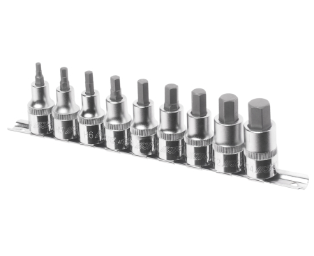 Набор бит-головок 1/2" HEX H4-H14 9 предметов JTC-H409H