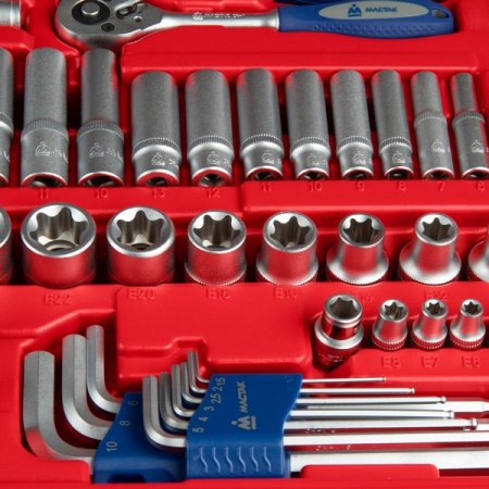 Набор инструментов универсальный, 192 предмета, Мастак 01-192C