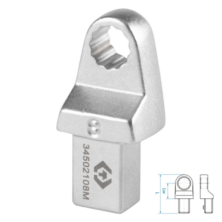 Насадка накидная серии FIT, 8 мм, 9x12 мм KING TONY 34502108M