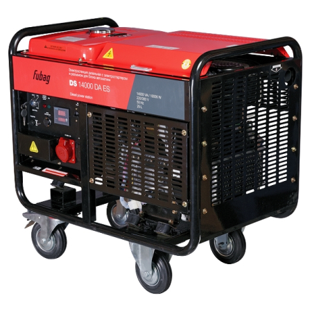 Генератор (электростанция) дизельный с электростартером и разъемом для блока автоматики Fubag DS 14000 DA ES