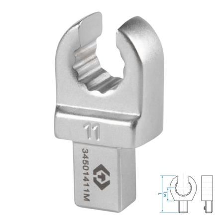 Насадка разрезная серии FIT, 11 мм, 9x12 мм KING TONY 34501411M