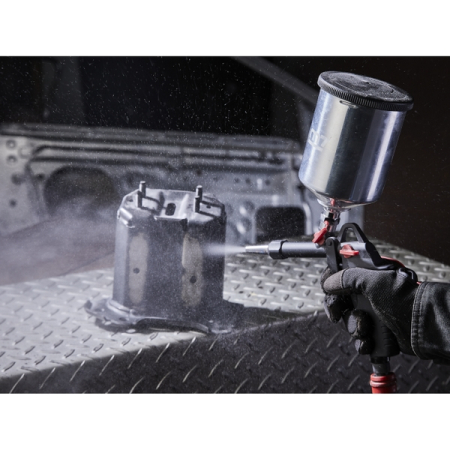 Пистолет для сода-бластинга, верхний бак 0.6 л, MIGHTY SEVEN SX-4101