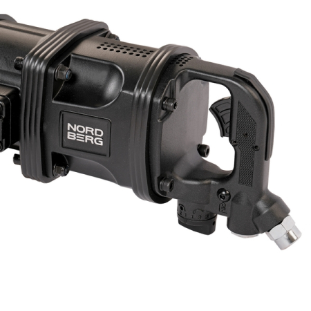 NORDBERG NP18360K Пневмогайковерт ударный 1", 3600 Нм, в кейсе с головками 32 и 33 мм