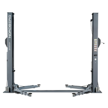 Nordberg N4124AM-4,5G Подъемник автомобильный 2-стоечный электрогидравлический, 4,5 т, 380V, серый