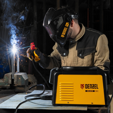 Аппарат инверторный дуговой сварки, 220 А, кейс, Denzel SDM-220 Top