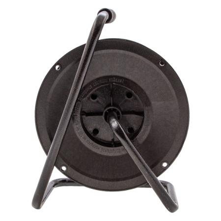 Удлинитель силовой 30 м, 16А, тип УХ10, ПВС, усиленный, на кабельной катушке, 4 розетки без заземления, Сибртех 95868