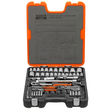 BAHCO S800 Набор инструментов, 77 предметов