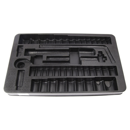 Ложемент для набора торцевых головок 4044CR, PVC, King Tony 84454412B