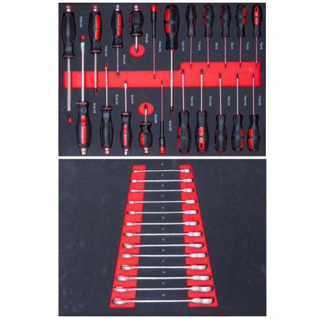 Тележка с 7 ящиками + ПОДАРОК инструмент, 250 предметов, KraftWell KRW-TTG+SET250