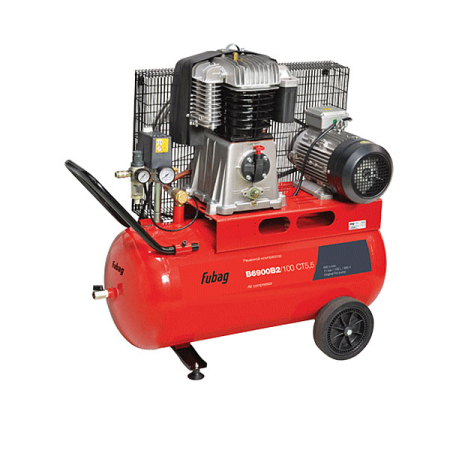 Компрессор воздушный ременной трехфазный Fubag B6900B2/100 СT5.5