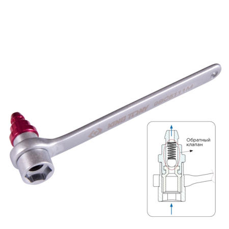 KING TONY 9BC5001MR Набор ключей для прокачки тормозов, 7-11 мм, 6 предметов