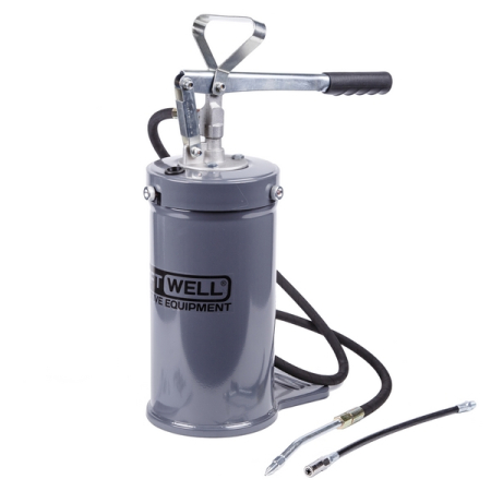 Нагнетатель солидола с ручным приводом, 5 л, KraftWell KRW1797B