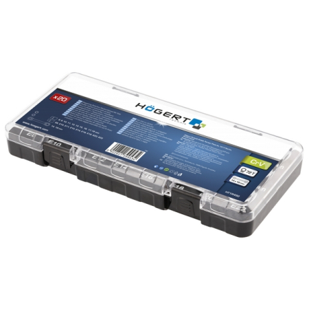 Набор накидной ключ трещоточный, вставки-головки шестигранные 8-19 мм и TORX E8-E22, 20 предметов, HOEGERT HT1R492