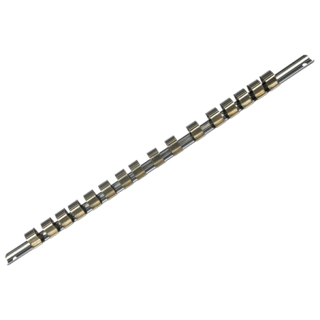 Держатель головок 1/2", L=400 мм, стальная рейка, 16 шт, JTC-3724
