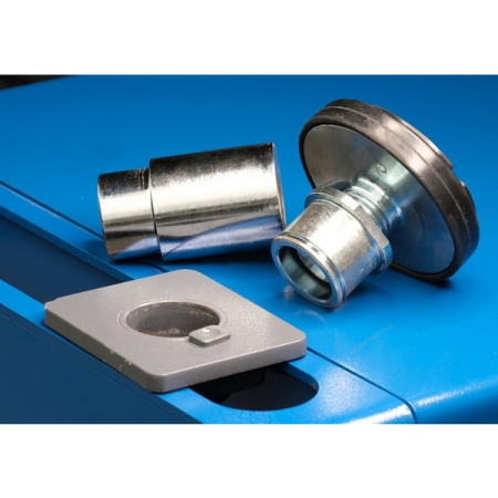 Nordberg N631-3,5B Подъемник ножничный электрогидравлический, 3,5 т, с адаптерами для SUV, 220 В, синий