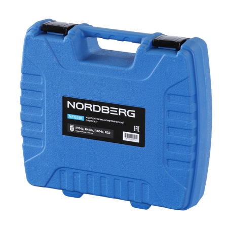 NORDBERG NFG31K Коллектор манометрический со шлангами и муфтами в кейсе