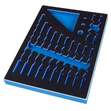 Ложемент для набора трещоточных комбинированных ключей 9-10115MRV, EVA, KING TONY 85819632B