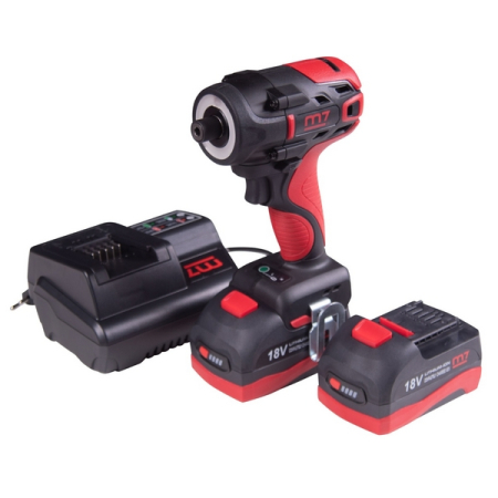 Аккумуляторный шуруповерт 18 В, комплект, набор бит, MIGHTY SEVEN DS-201AP