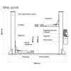 Подъемник автомобильный двухстоечный электрогидравлический, 4 т, СТАНКОИМПОРТ ПГН2-4.0 (П) (380В)