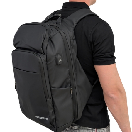NORDBERG BAG-7080B Рюкзак универсальный черный, 350x510x170 мм, 30 л