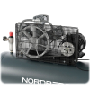 NORDBERG NCP200/580 Компрессор поршневой с ременной передачей 380В, ресив. 200л, 580л/мин