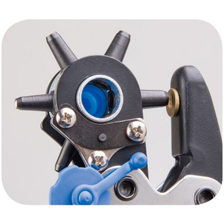 KING TONY 74A00 Дырокол револьверный 2-4,5 мм, 230 мм