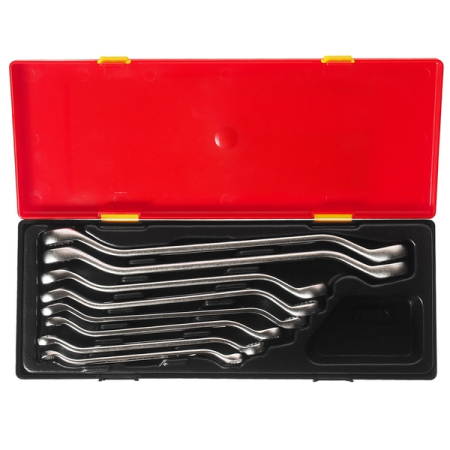 Набор ключей накидных, 8-24 мм, 8 предметов, JTC-K6082