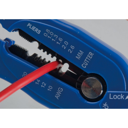 KING TONY 6751-44 Стриппер многофункциональный для зачистки и резки проводов