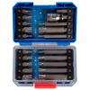 KING TONY 1041CQ-EB Набор вставок (бит) 10 мм, Torx, Spline, Hex, 41 предмет
