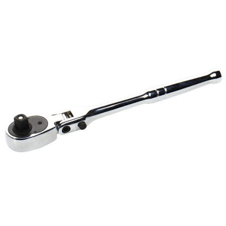 Ключ трещотка 1/2" 72 зуба 278 мм шарнирный, металлическая рукоятка JTC-7324