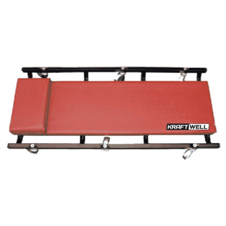 Лежак ремонтный подкатной, 6-колесный, KRAFTWELL KRWTR