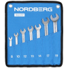 NORDBERG 10207P Набор ключей комбинированных, 8-19 мм, 7 шт, чехол