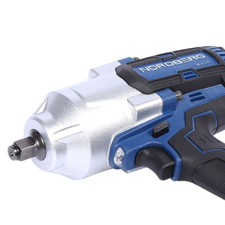 NORDBERG NE812K Гайковерт аккумуляторный, 1/2", 1700Нм, 20В, с двумя 6А акк. и зар. уст-вом, кейс