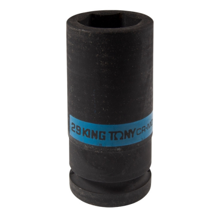 KING TONY 643529M Головка торцевая ударная глубокая шестигранная 3/4", 29 мм KING TONY 643529M Головка торцевая ударная глубокая шестигранная 3/4", 29 мм