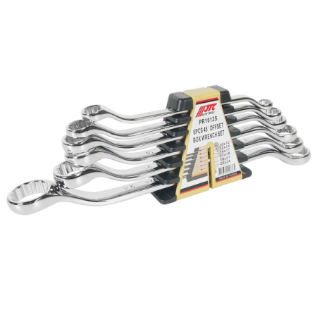 Набор ключей накидных, 10-24 мм, 6 предметов, JTC-PR1012S
