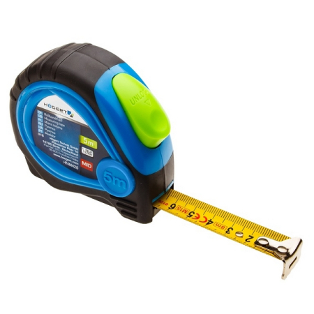 Рулетка измерительная с магнитом 5 м, 25 мм, HOEGERT HT4M426