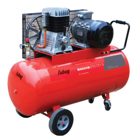 Компрессор воздушный ременный трехфазный FUBAG B6800B/270 CT7,5