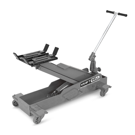 Тележка гидравлическая подкатная для агрегатов трансмиссии, 2 тонны, KRAFTWELL KRWLTJ2T