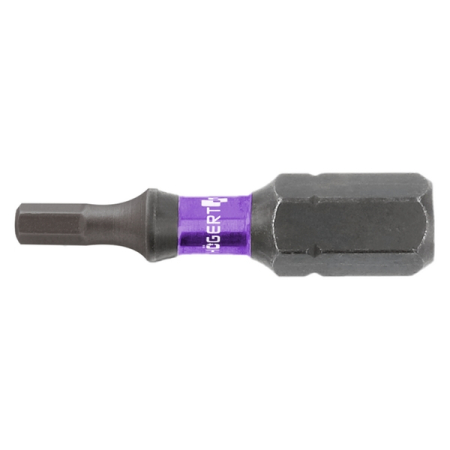 Биты ударные HEX 3, 25 мм, 5 шт, HOEGERT HT1S145