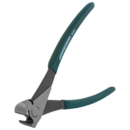 Кусачки торцевые с ПВХ рукоятками, 200 мм, Jonnesway P6108