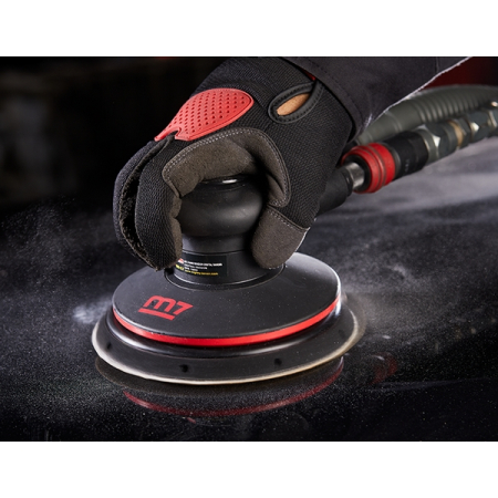 Пневматическая орбитальная шлифовальная машина, 152 мм, 12000 об/мин, MIGHTY SEVEN QB-51602