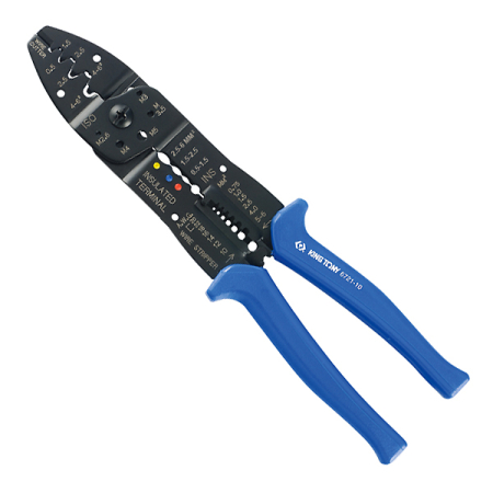 Пассатижи для зачистки изоляции и обжима контактов, 250мм King Tony 6721-10