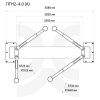 Подъемник автомобильный двухстоечный электрогидравлический, 4 т, СТАНКОИМПОРТ ПГН2-4.0 (А) (380В)