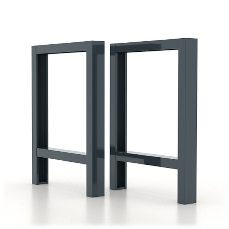 Комплект верстачных опор Premium, 2 шт, серые, Ferrum 11.903-7016