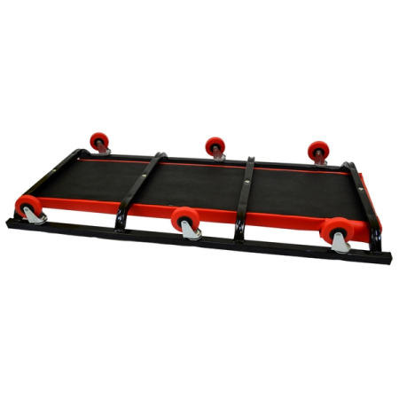 Лежак подкатной низкопрофильный, красный, Great Wolf GWC-1