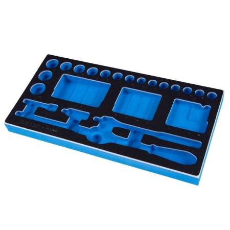 Ложемент для набора торцевых головок 3/8" с принадлежностями 3533MRV, EVA, KING TONY 85821732B