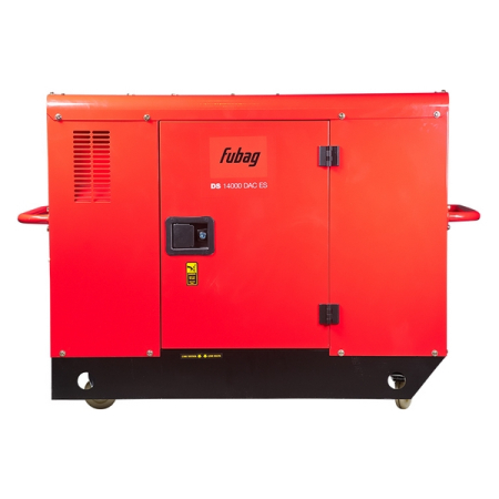 Электростанция дизельная с электростартером и коннектором автоматики, трехфазная, кожух, Fubag DS 14000 DAC ES