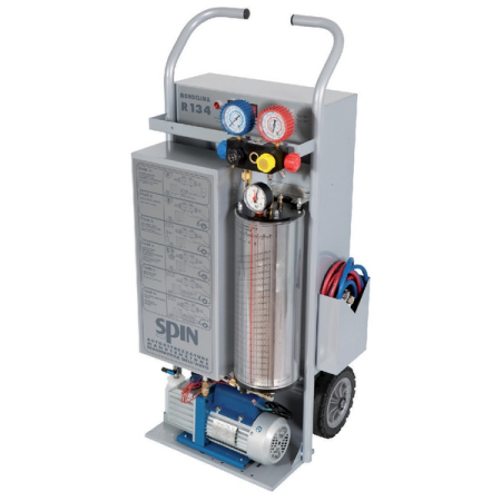 Установка для заправки кондиционеров, ручное управление, SPIN MONOCLIMA 134 01.009.01